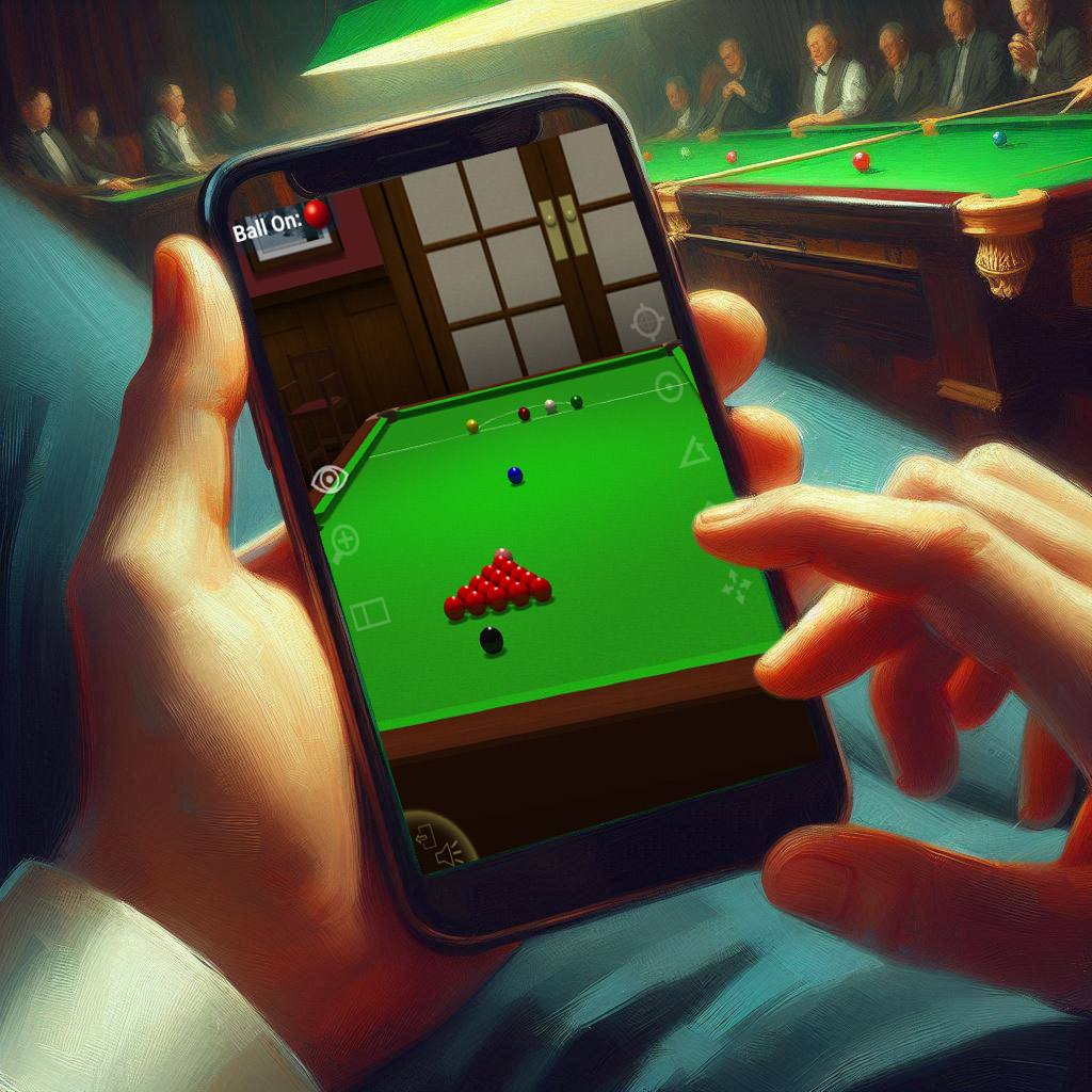 Strategic shot in a virtual snooker game